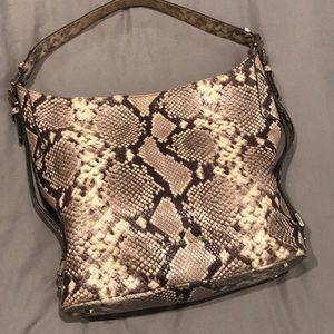 Authentic Michael Kors python bag